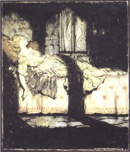 Darker Sleeping Beauty Painting